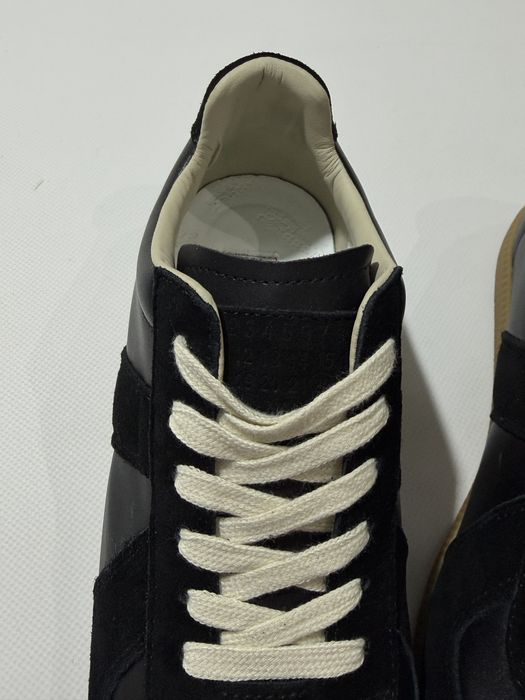кроссовки Maison Margiela Replica Gats Black Sneakers 42 43