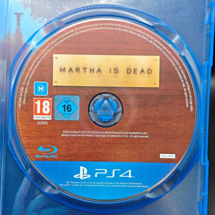 Martha Is Dead PS4 / PS5