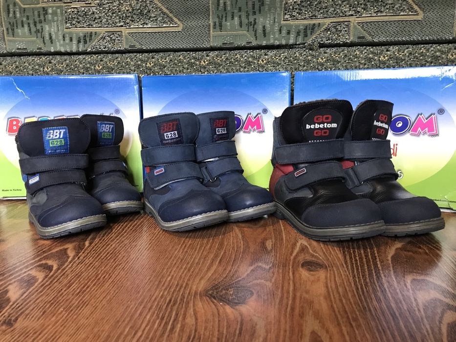 Bebetom 24 р.(15,5см.),29 р.зимние сапоги,ботинки