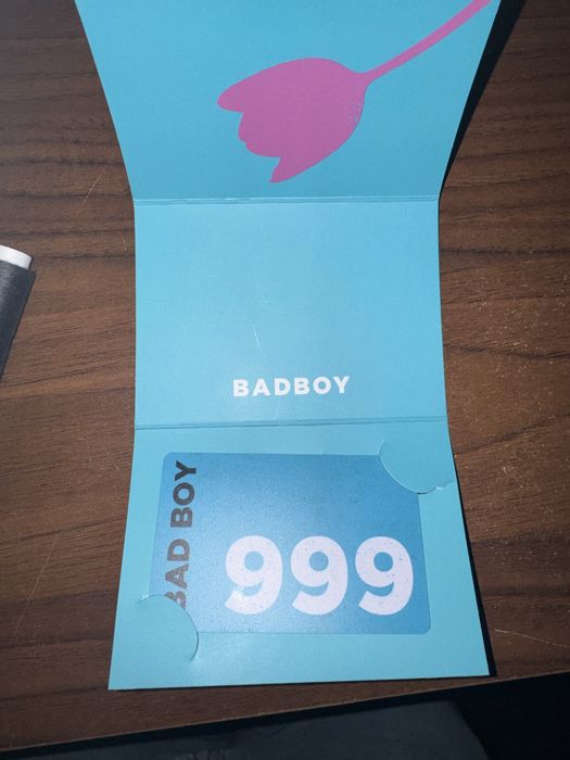 Bad boy сертифікат подарунковий