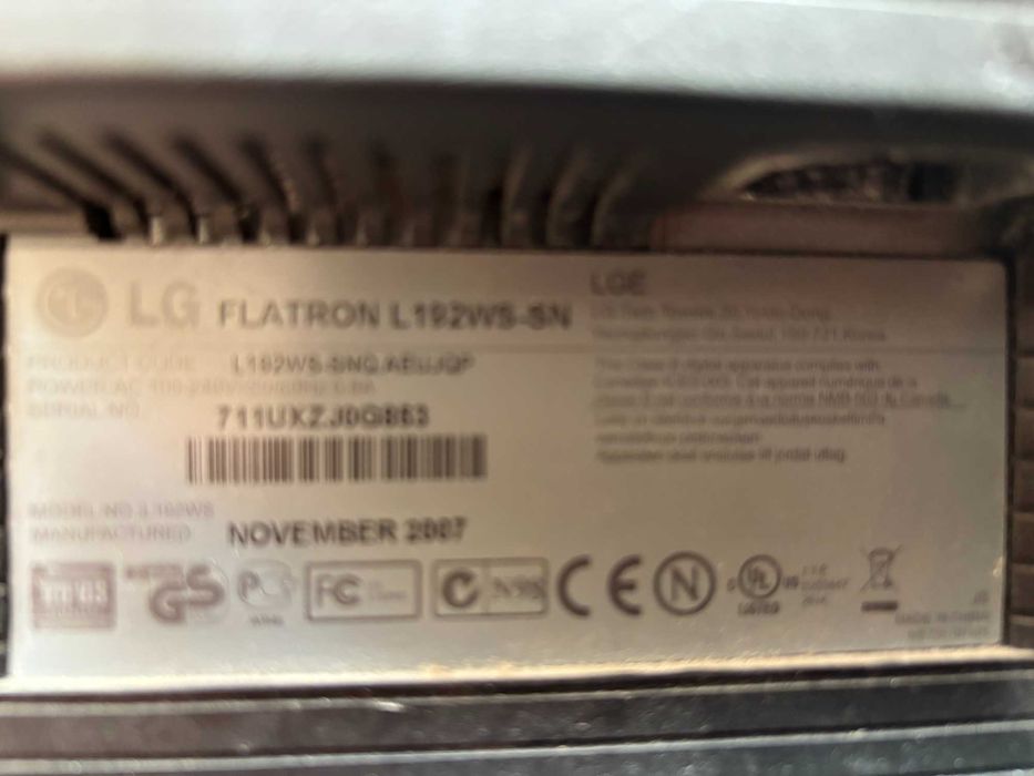 monitor lg flatron