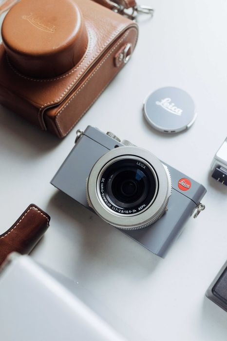 Leica D-Lux Typ 109 - szara - rzadki okaz - bdb stan - kompaktowy aparat foto
