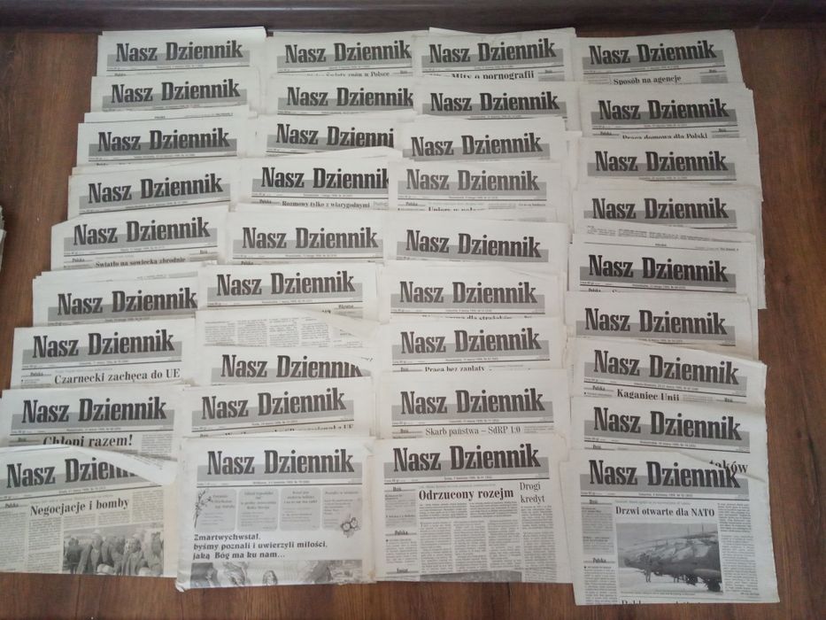 Gazeta Nasz dziennik 1998r-1999r.
