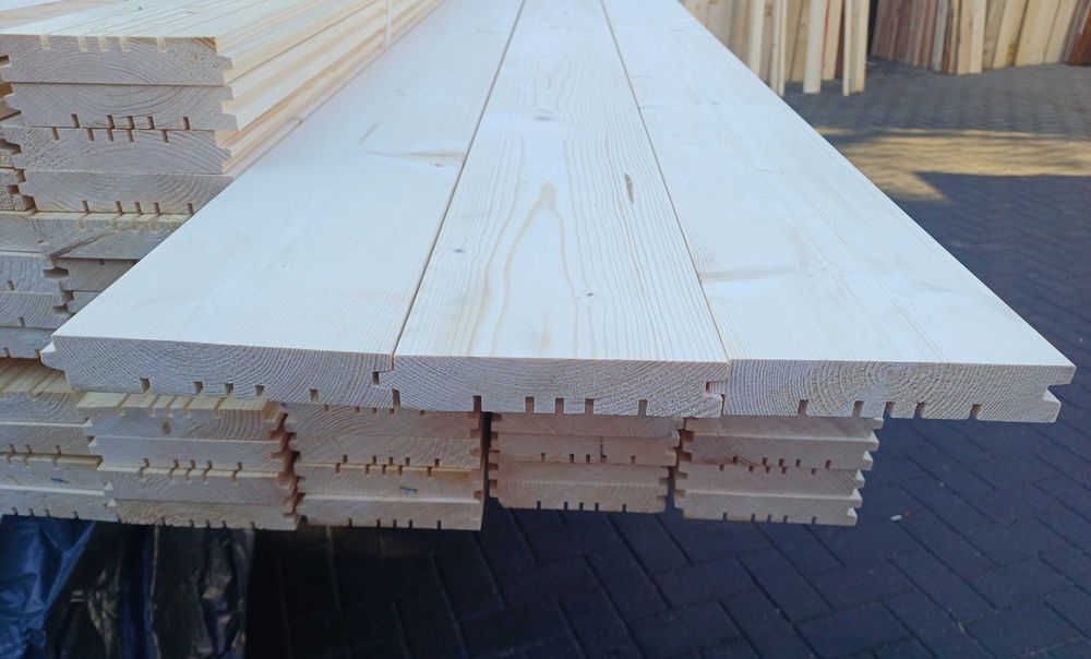 Deska podłogowa tarasowa elewacyjna półbal podbitka szalówka boazeria