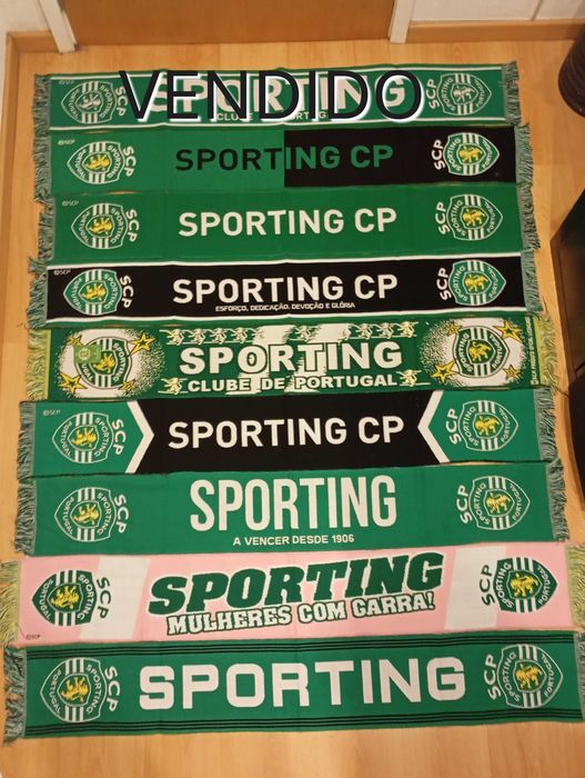 Sporting Clube Portugal cachecol novo oficial futebol, escolhe o teu!