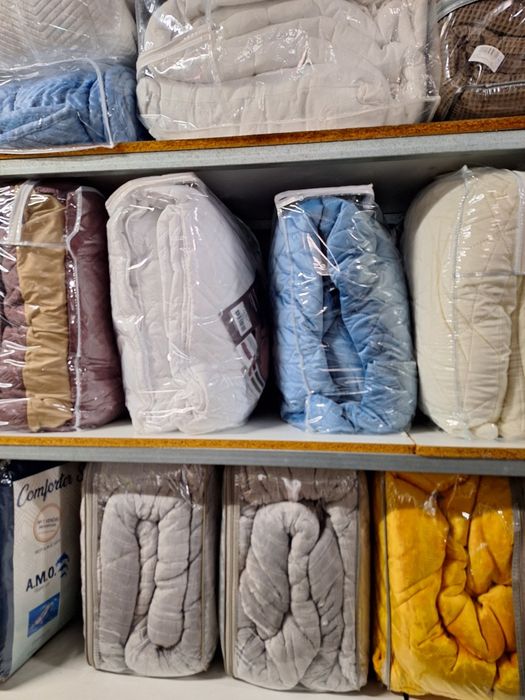 Edredons, colchas para inverno com pelo de borrego