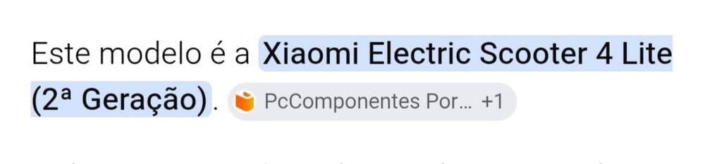 Trotinete XIAOMI como nova!!