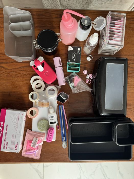 zestaw do przedłużania rzęs