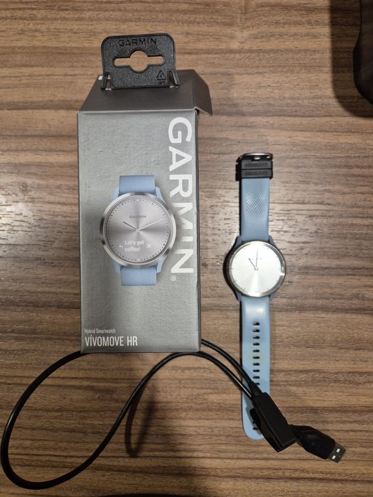 Zegarek garmin błękitny