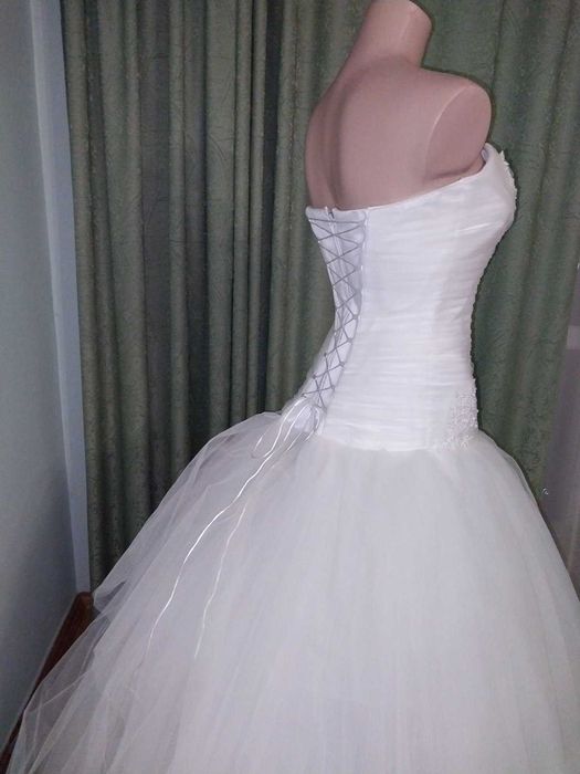 Весільна сукня А силует . Сукня для розпису/ свадебное.  Для танцю