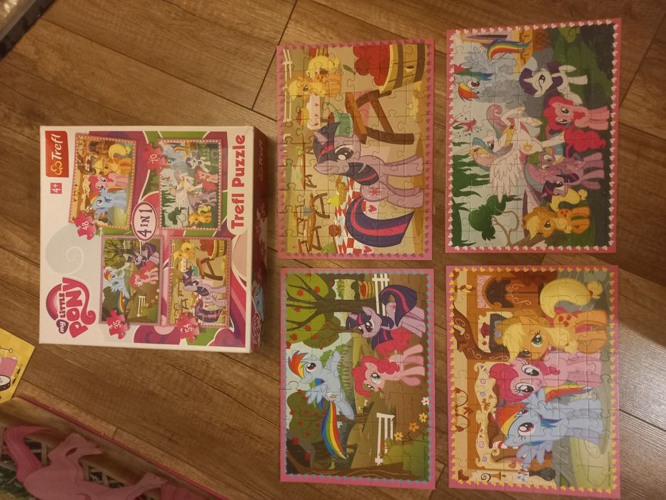 Zestaw My Little Pony puzzle + 10 koników