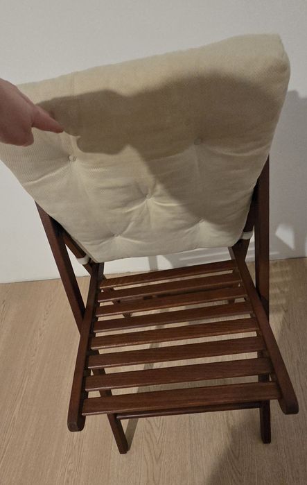Ikea, krzesło składane Frösvi, brązowy