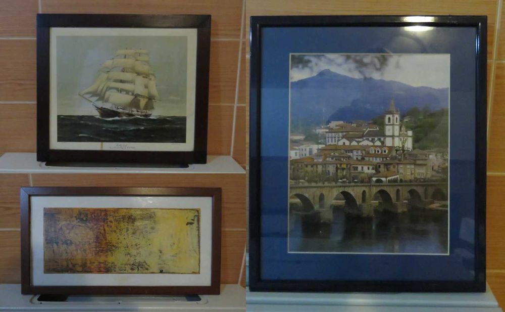 OFERTA: Conjunto de 3 quadros decorativos
