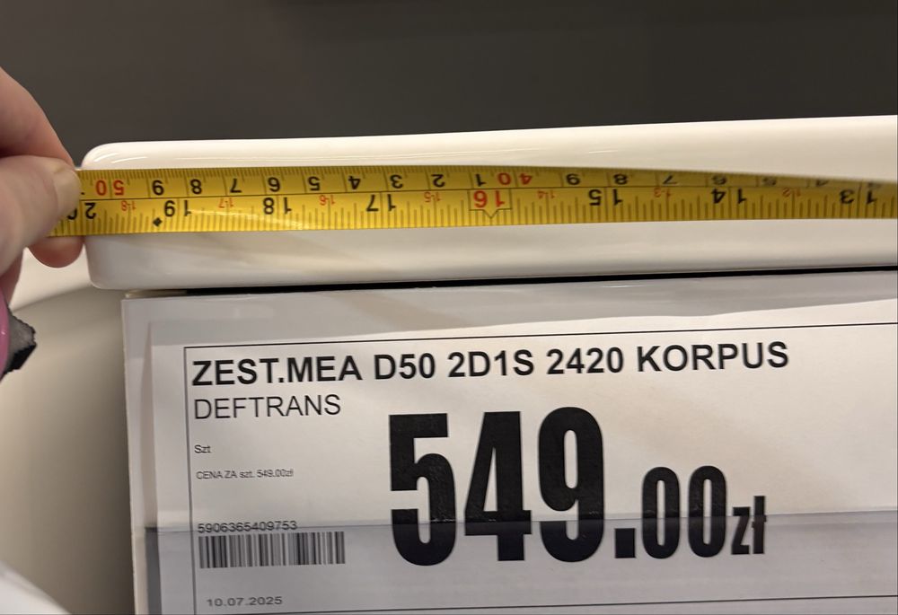 Nowa Szafka umywalkowa z umywalką
