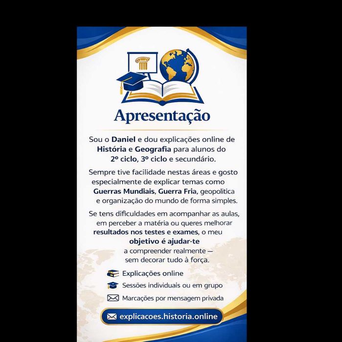 Explicações Online de História e Geografia