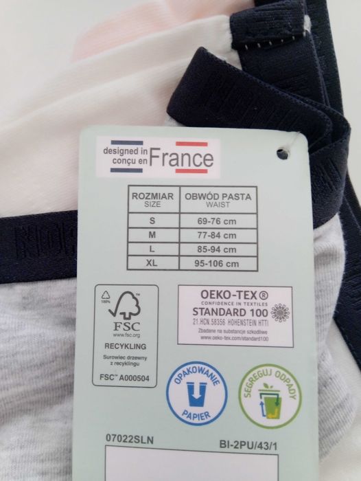 20zł taniej 3pack pastelowe majtki Pusheen L szare różowe ecru