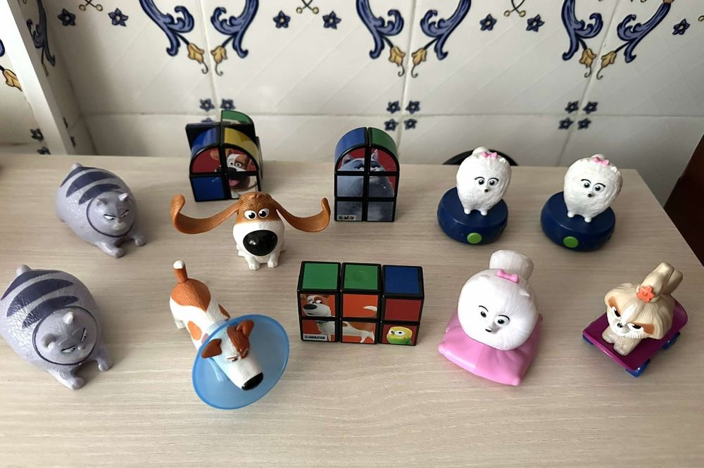 bonecos filmes pets vida secreta nossos bichos pinguins Madagascar