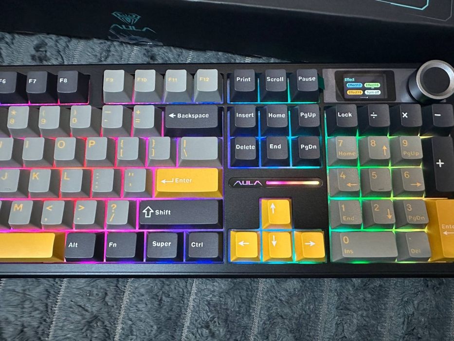 Нова механічна повнорозмірна клавіатура AULA F108PRO Hotswap RGB
