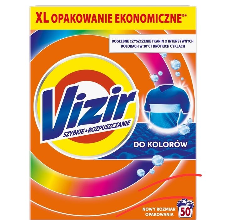 Vizir 50 prań. 2,75kg.