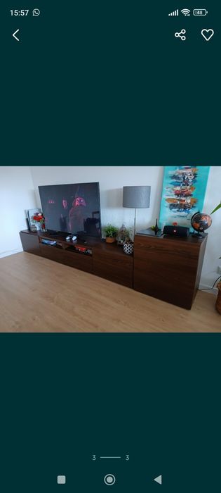 Móvel tv + 3 moveis complementares
