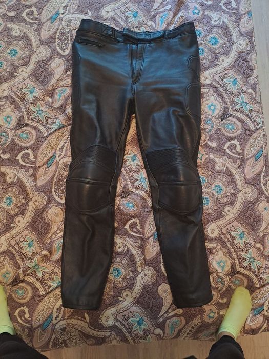 Мото штаны  кожаные