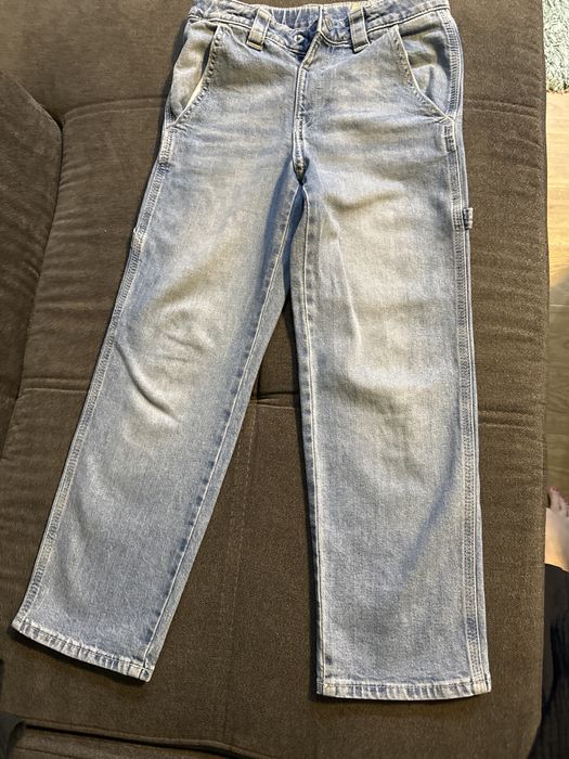 Spodnie chlopięce  jeansowe H&M 128