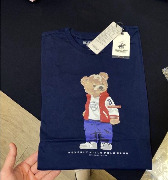 Футболка polo bear ralph lauren унісекс футболка з ведмедем.футболка