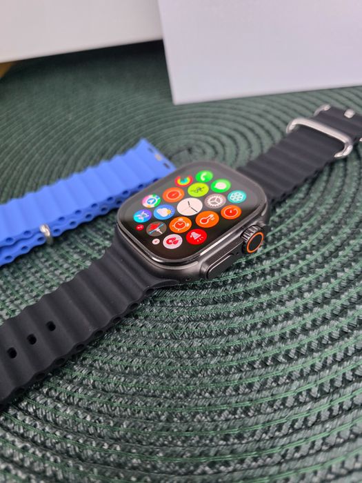 Smartwatch męski HK Ultra3 , AMOLED 2,12” • 2 paski • NOWY