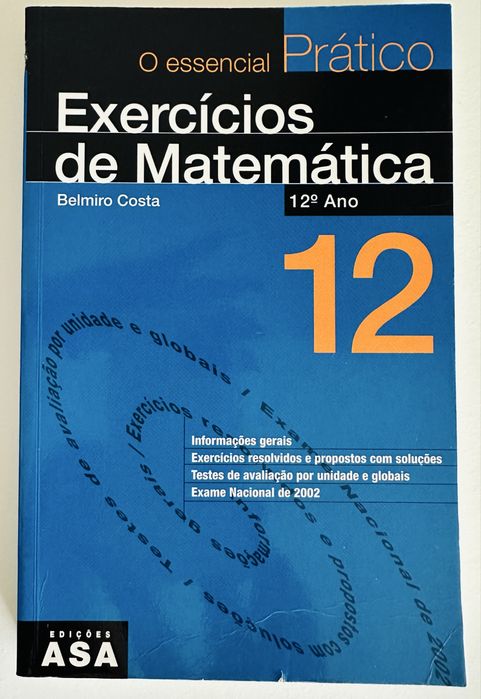 Exercícios de Matemática 12° ano, Edições ASA