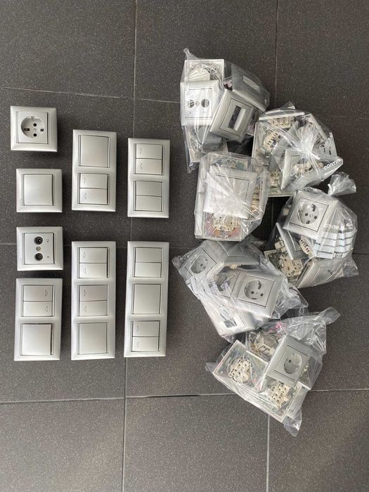 Aparelhagem encastrar Legrand Valena interruptores comutadores estores