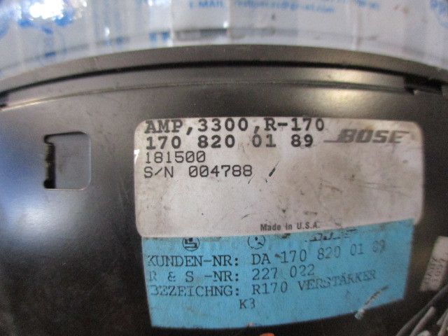 Amplificador de antena MERCEDES-BENZ SLK (R170)