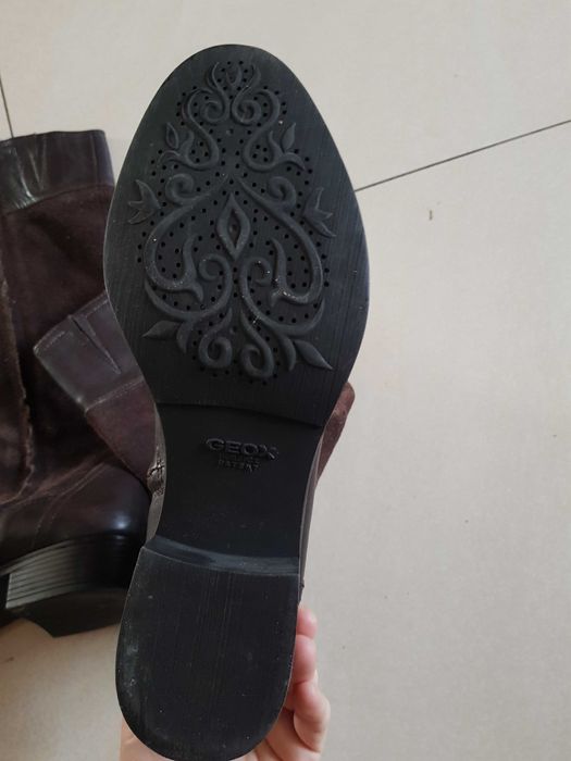 Skórzane kozaki  Geox