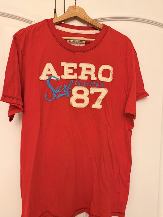 T-shirt Aéropostale California Surf 87 – Vermelha (Tam. XL)