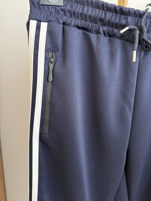 Spodnie męskie dresowe granatowe M