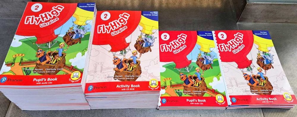 Fly High Ukraine 1 2 3 4. Комплект: Pupils Book and Activity Book