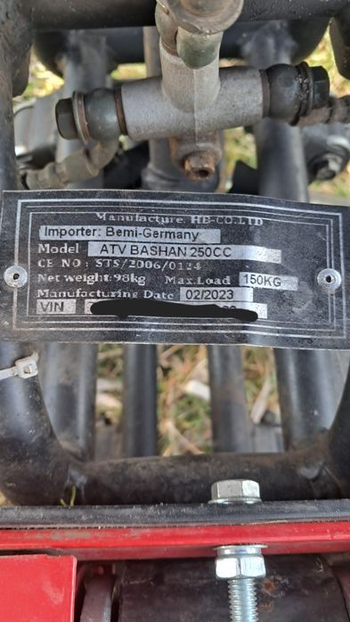 Quad 250cc Bashan