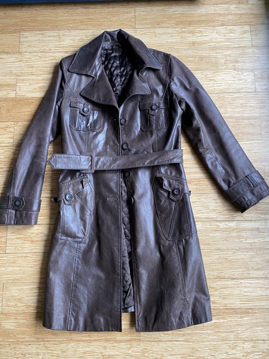 Plaszcz skórzany damski rozm 40, Kraków Skawina