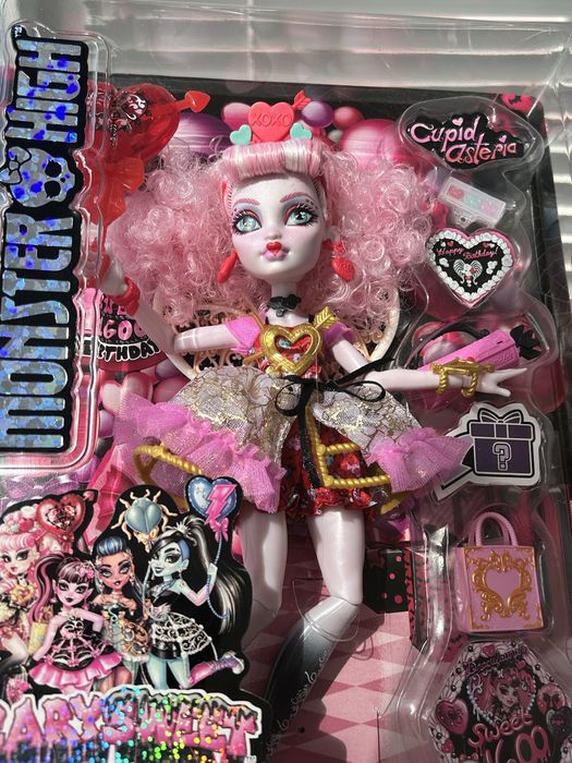 Монстер Хай Купідон Астерія Лялька Monster High Scary Sweet Birthday Cupid Asteria