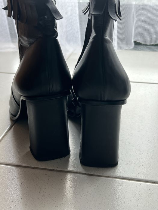 Botas senhora pele 39
