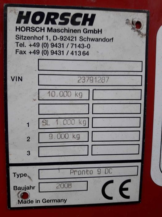 Cівалка зернова Horsch Pronto 9DC