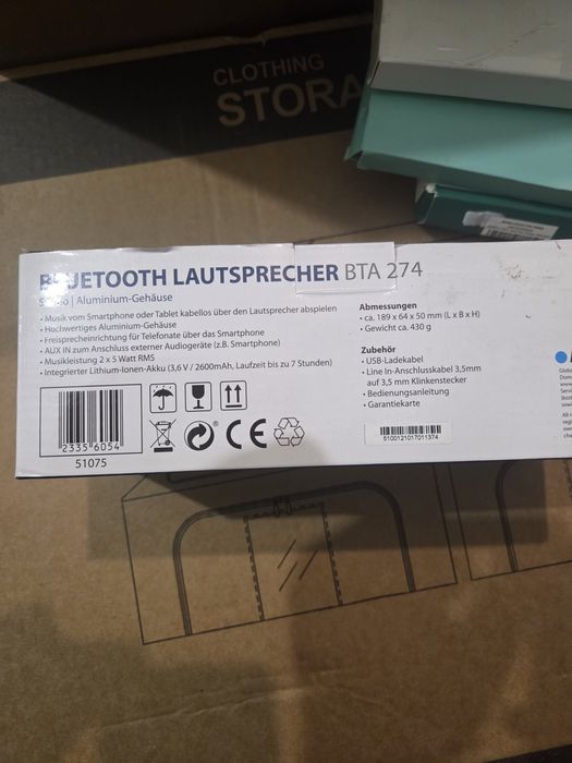 Blaupunkt bta274 блютуз колонка нова