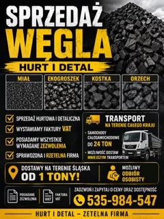 Wegiel  , ecogroszek  ,orzech , mial weglowe