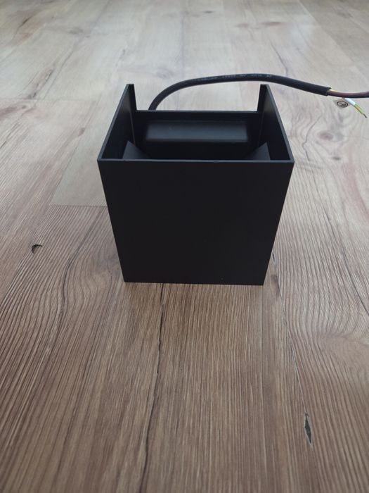 Kinkiety Ogrodowe Czarne LED 4 sztuki wodoodporne