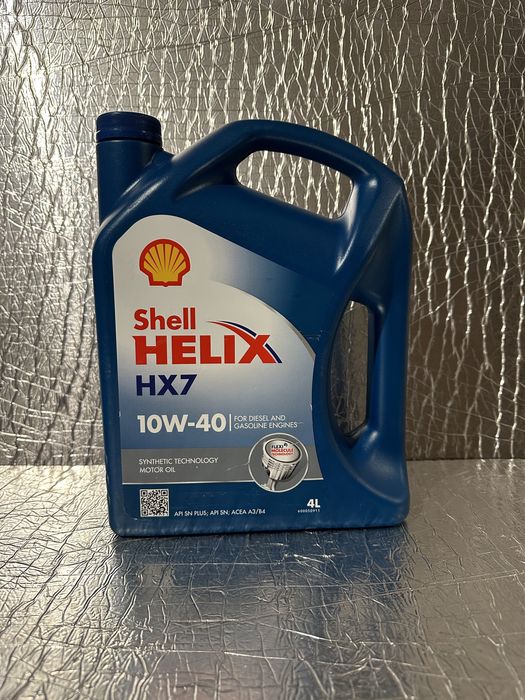 Масло полусинтетика/масло 10w40/Масло Shell 10w40 hx7 4л-780грн