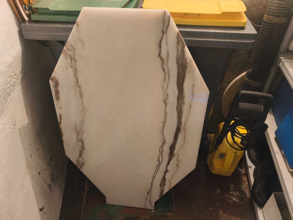 Pedra marmore para bancada de  cozinha e mesa igual