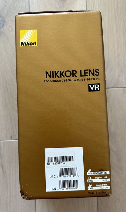 Nikkor 28-300 3.5-5.6G
