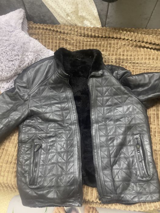 Мужская дубленка короткая натуралка