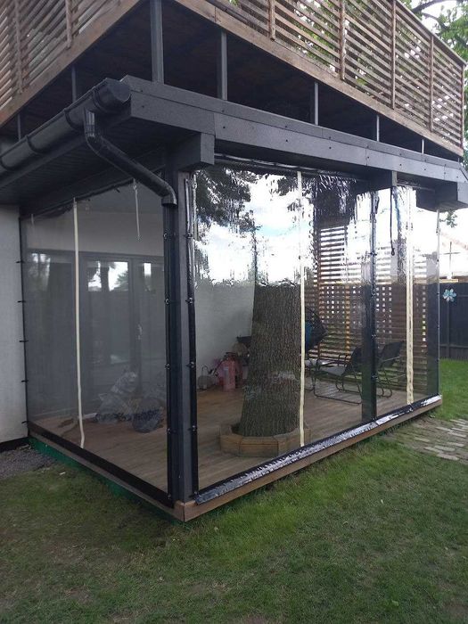 Вікна м'які з тканини ПВХ для альтанки/тераси