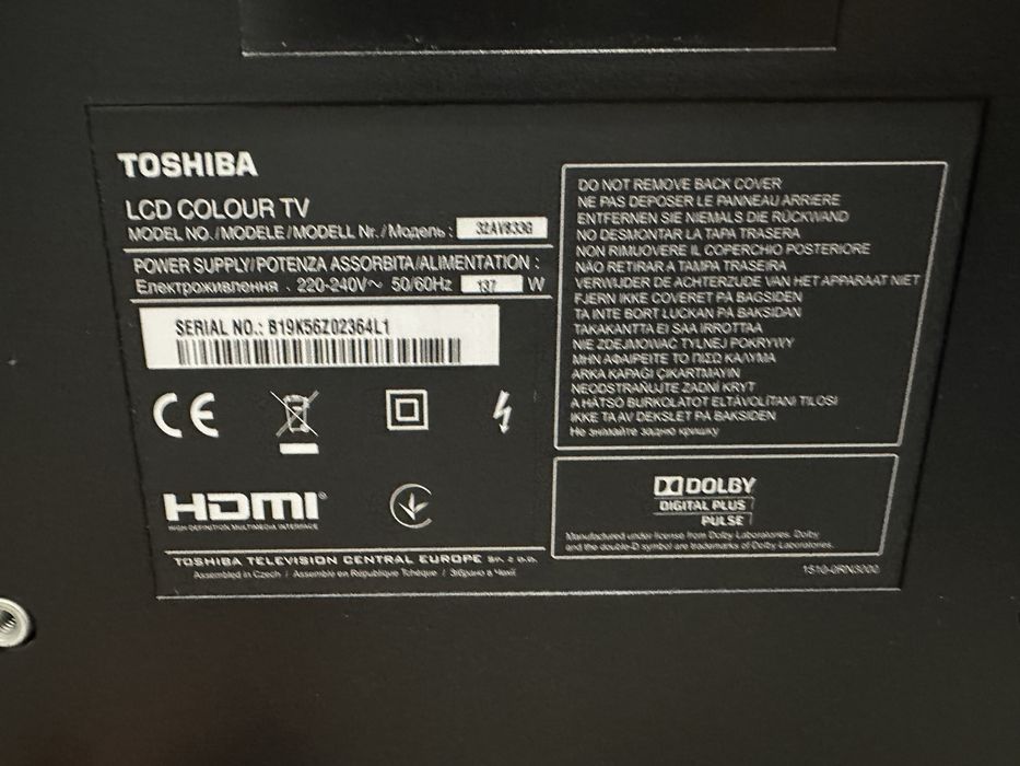 Toshiba LCD 32 cale HD