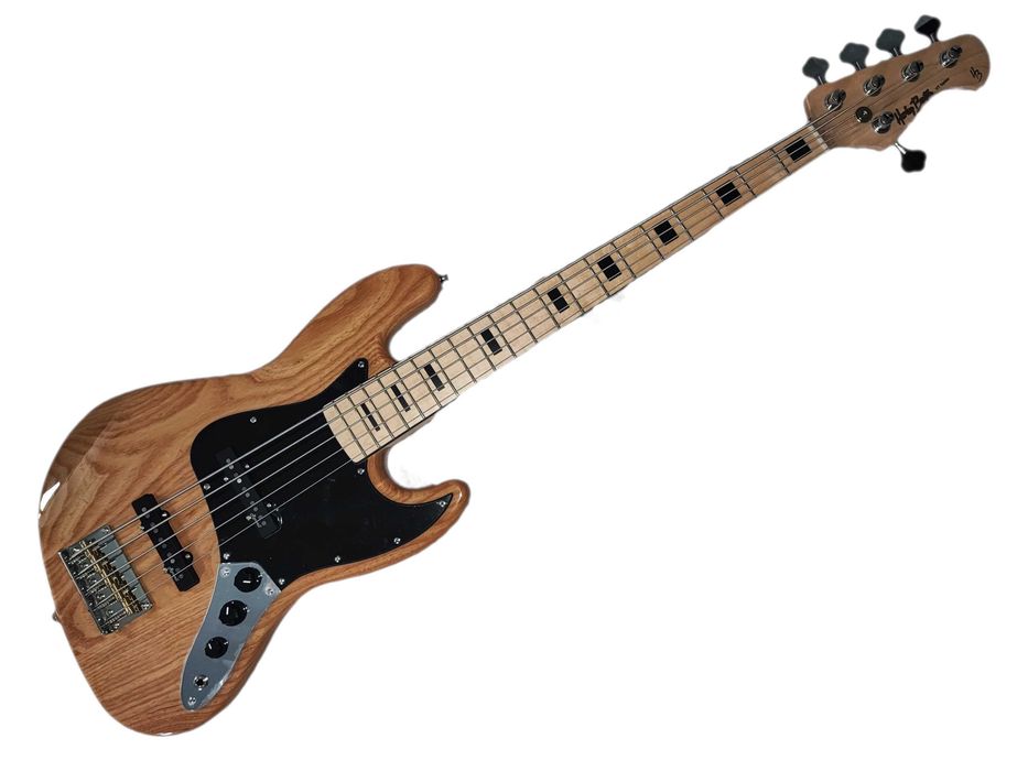 Harley Benton JB-75-5MN NA gitara basowa 5-strunowa -wyregulowana!